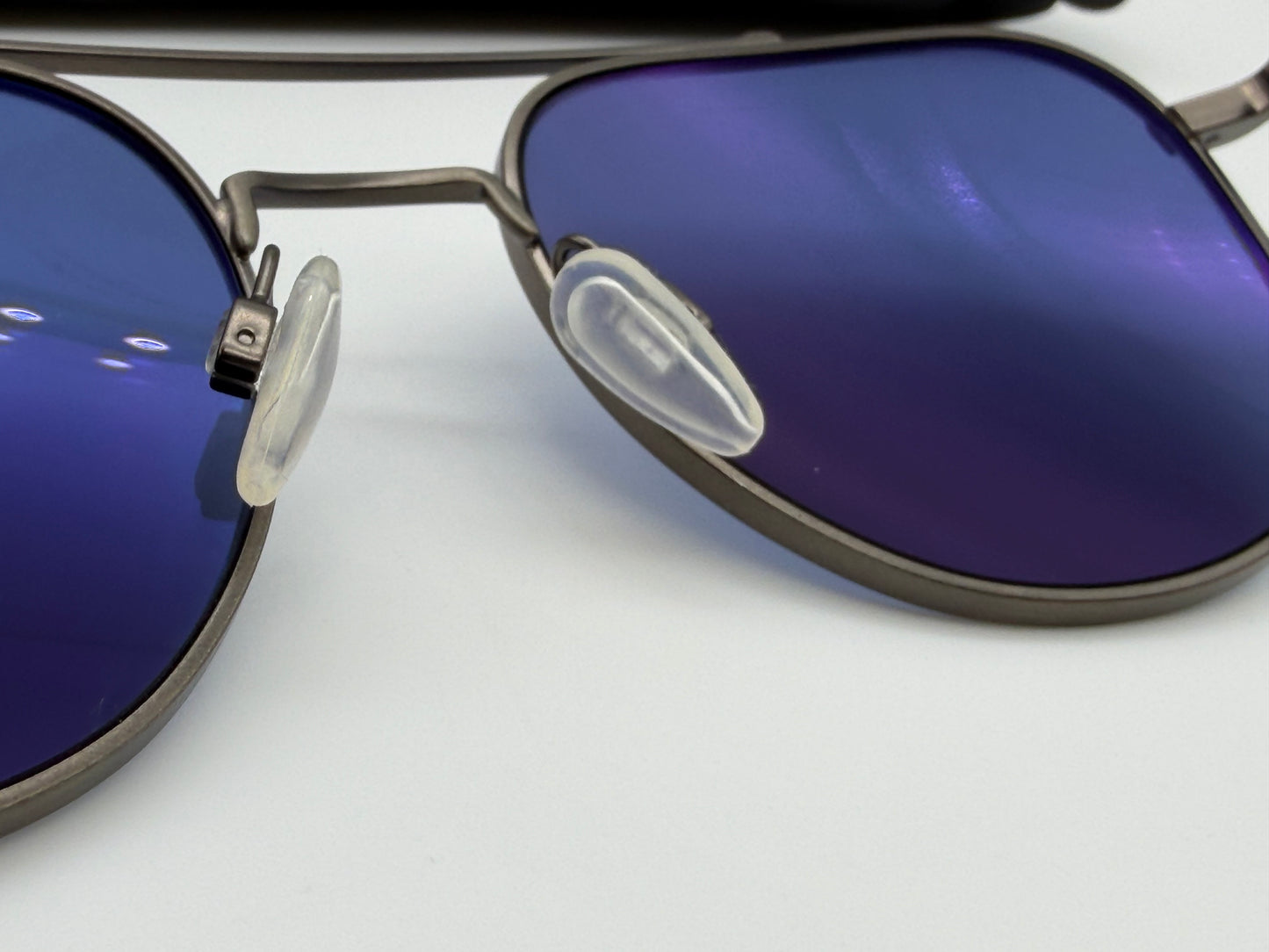 Oliver Peoples R 10 54mm 533980 Pewter / Marine Roger Federer Italy Preowned