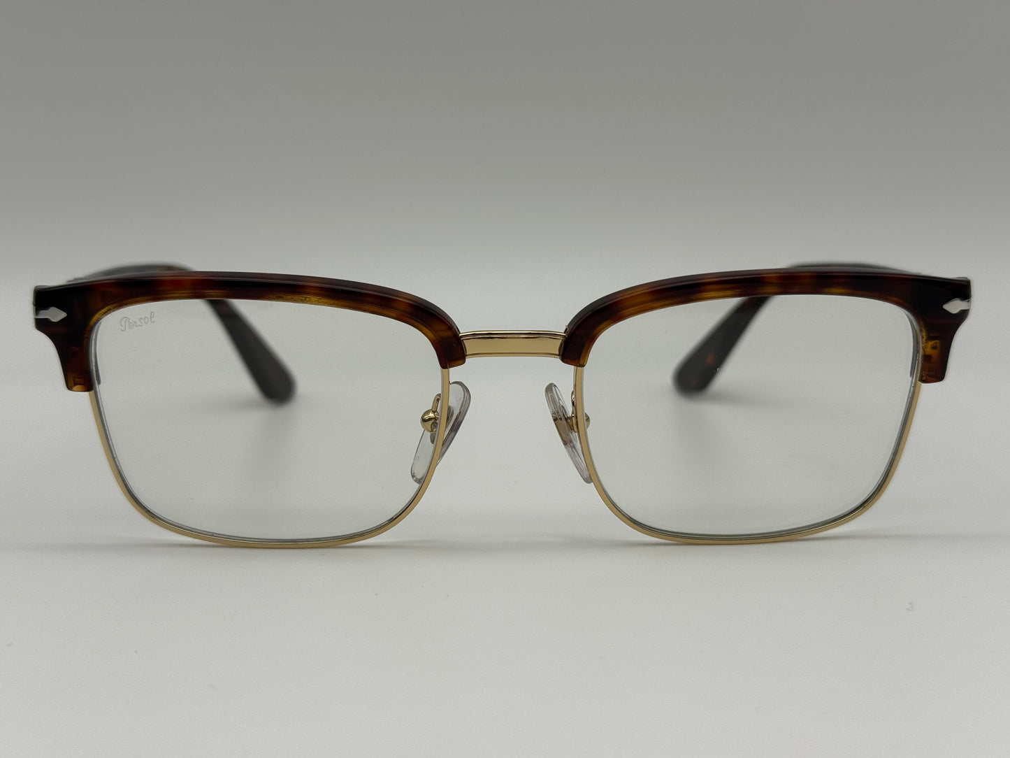 Persol PO 3327S 54mm Transitions Havana / Green 24 / GJ Italy NEW