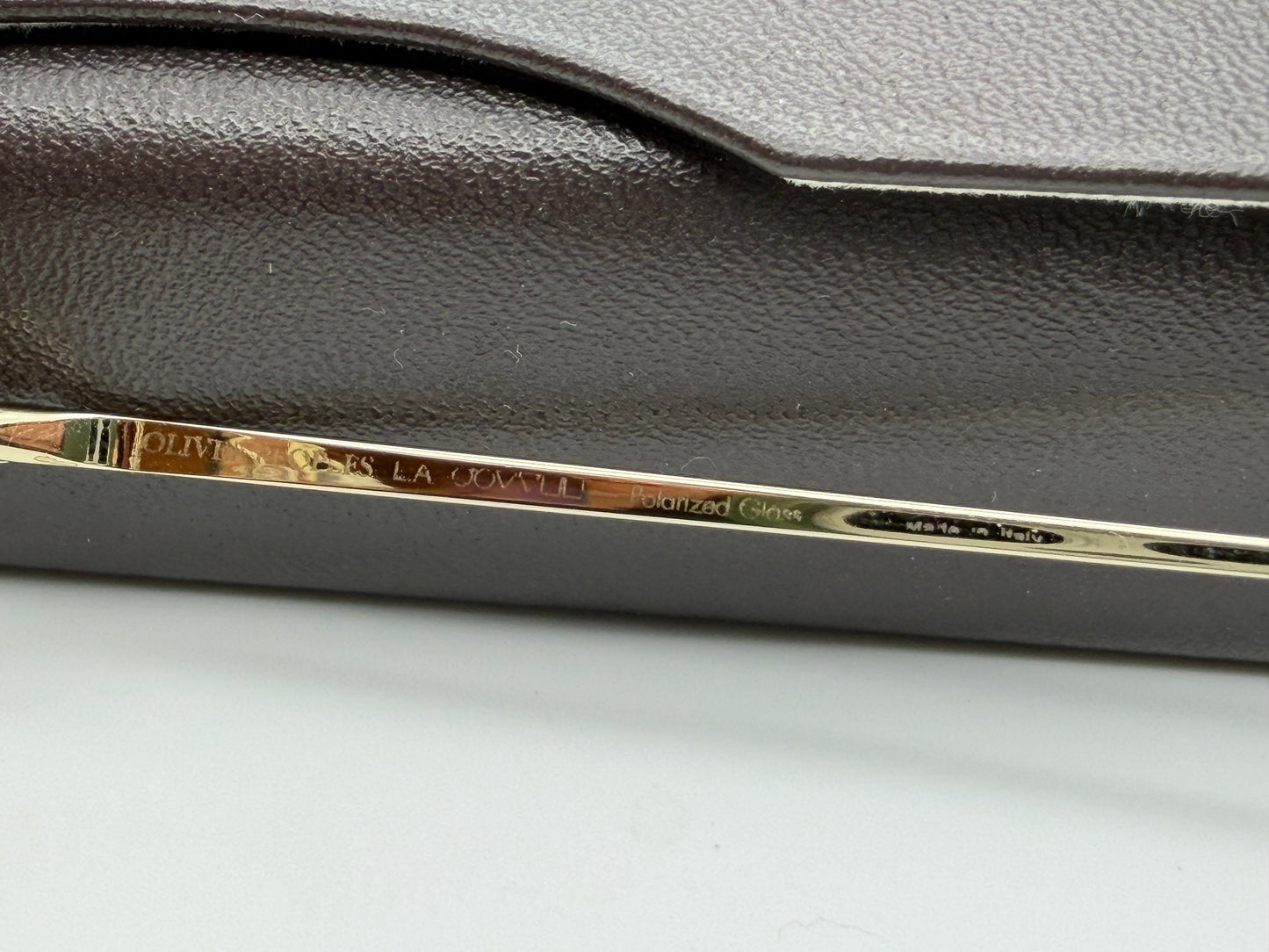 Oliver Peoples Benedict 59mm OV 1002 S 5035P1 Gold / Brown Gradient Photochromic Polarized Italy Preowned