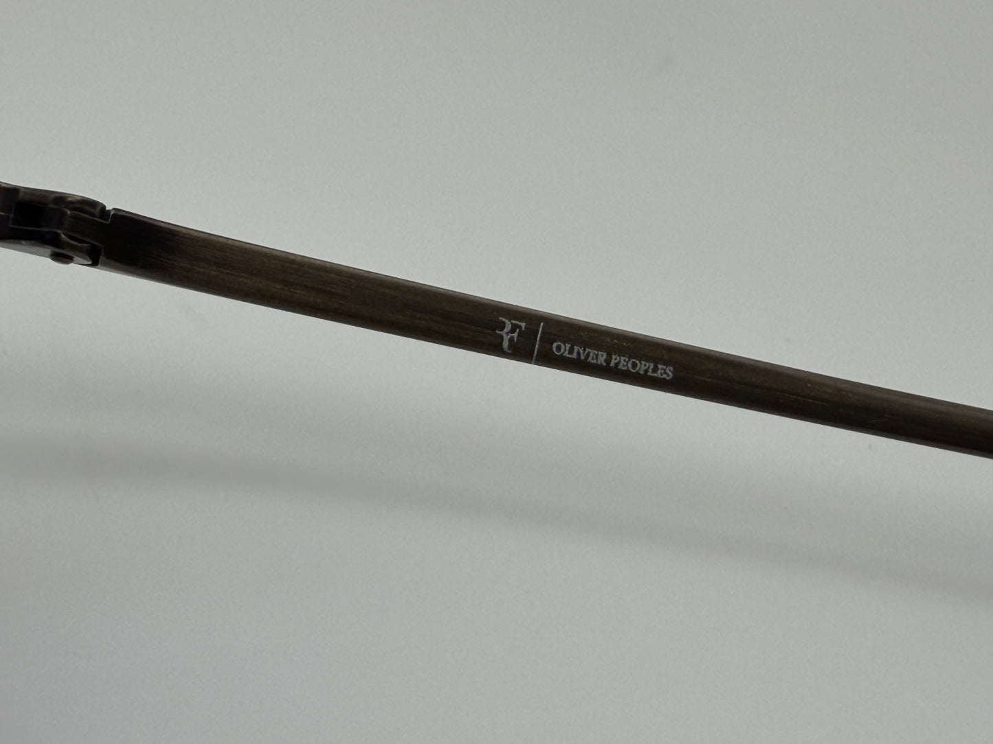 Oliver Peoples R 10 54mm 533980 Pewter / Marine Roger Federer Italy Preowned