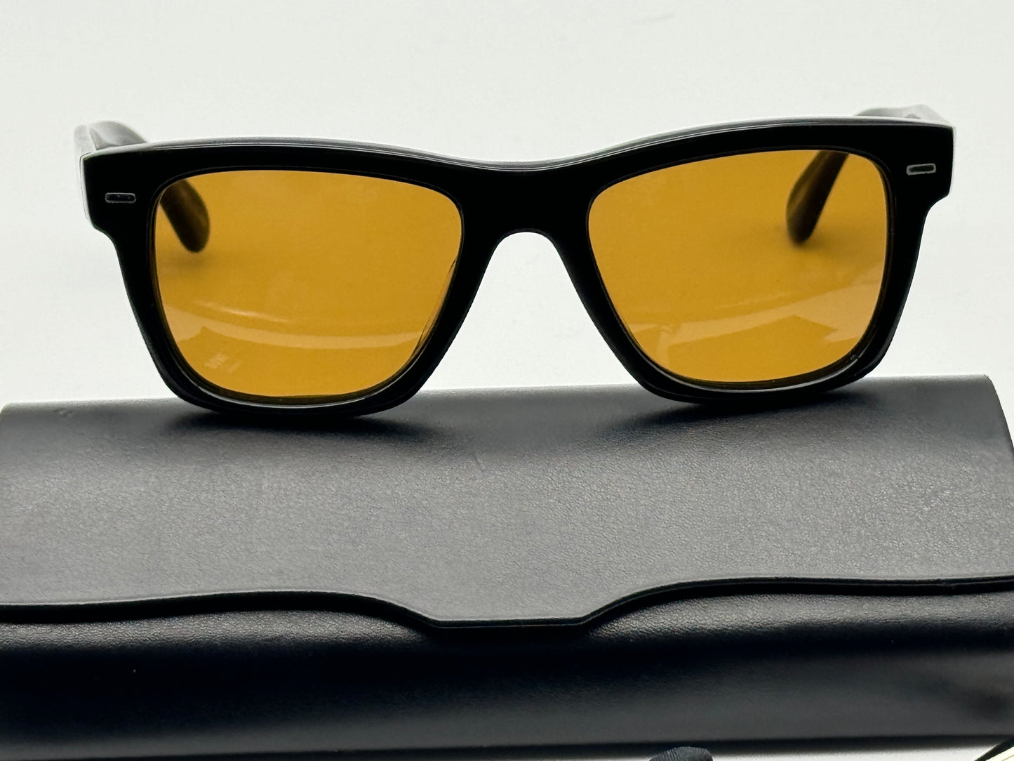 Oliver Peoples Re/Done Oliver Sun OV 5393 SU 51mm Black True Brown Glass Lens Limited Edition Open Box