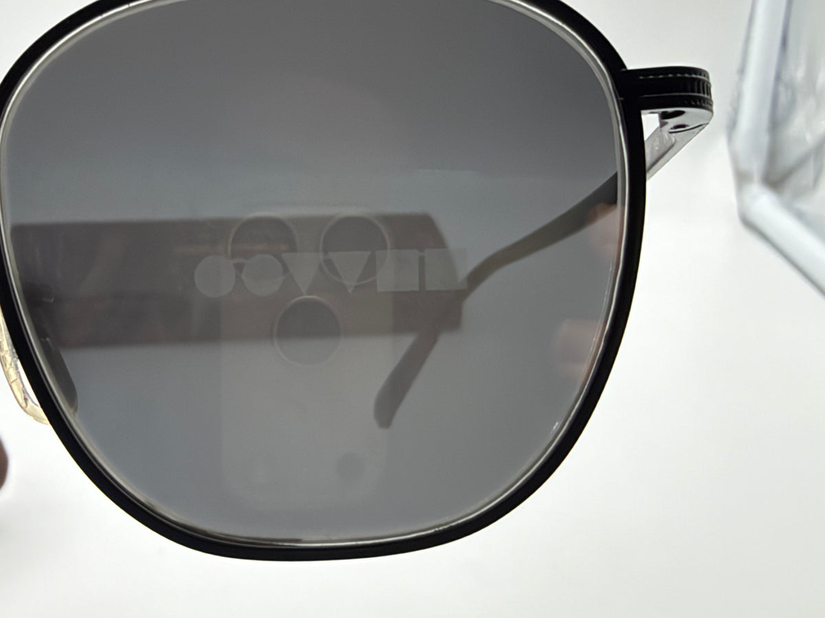 Oliver Peoples Rynn 49mm Matte Black Titanium  / Gray Goldtone OV1329ST 501739 Japan NEW