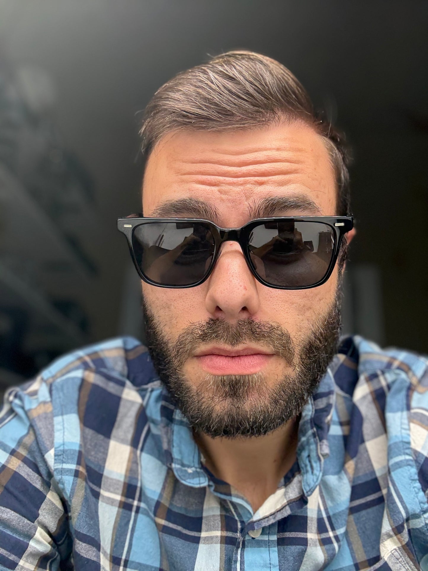 Oliver Peoples Mr. Federer II 52mm Black / Dark Slate OV 5592 149287 Itlay Open Box