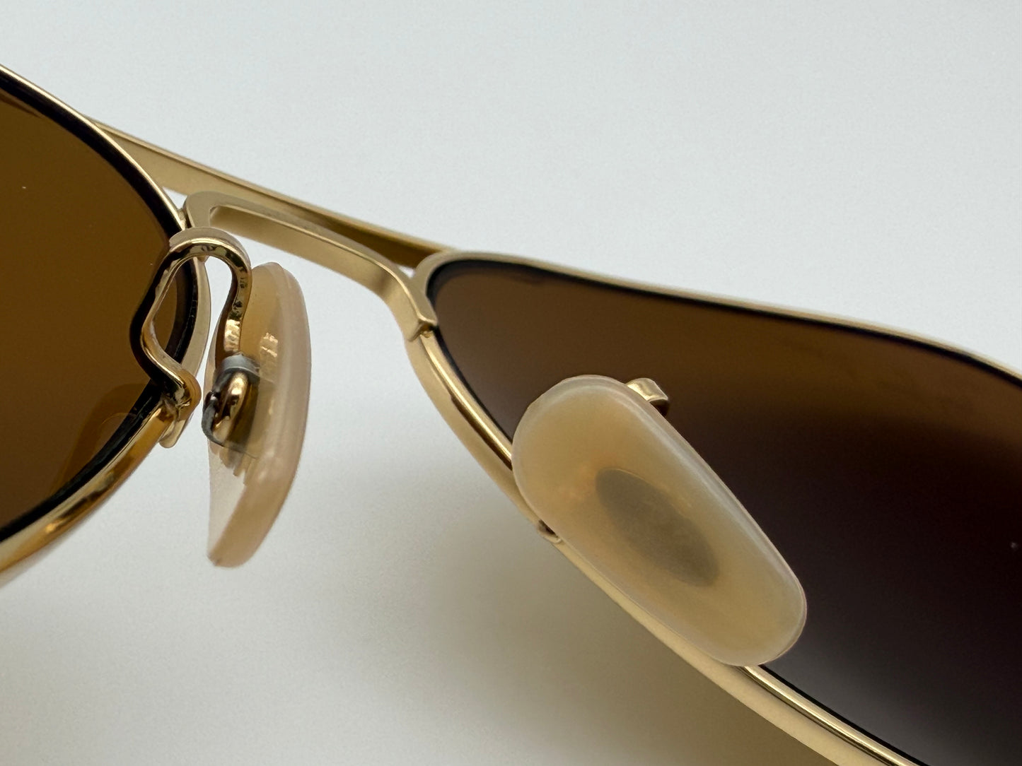 Ray-Ban Aviator Ultra Titanium Limited Edition RB 8029 K 18K Gold / Gold Mirror P 3 Plus lens 040K / N3 Italy Preowned