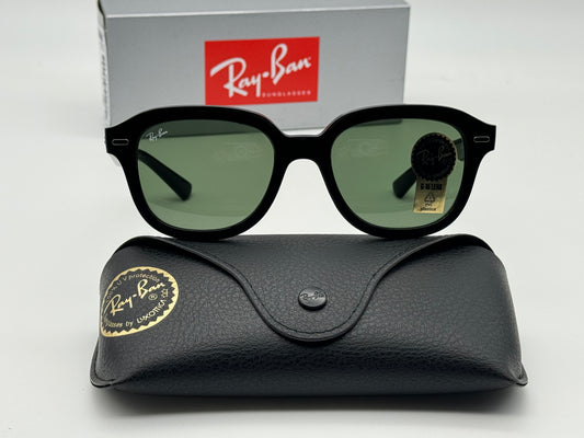 Ray-Ban Erik 53mm RB 4398 Black Green 901/31 Preowned