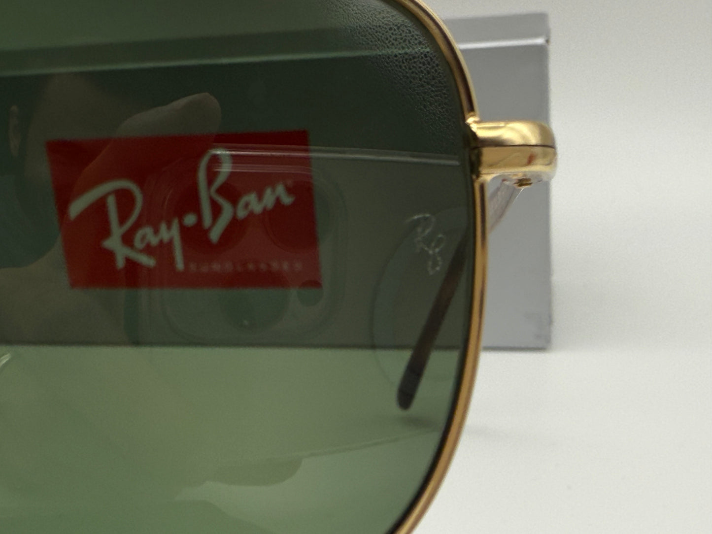 Ray-Ban RB 3755 59mm Gold / G-15 Glass 001/31 NEW