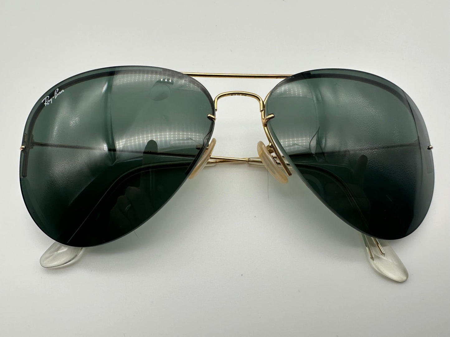 Ray Ban RB 3460 Aviator 59mm Flip Out G-15 ONLY ONE LENS Preowned