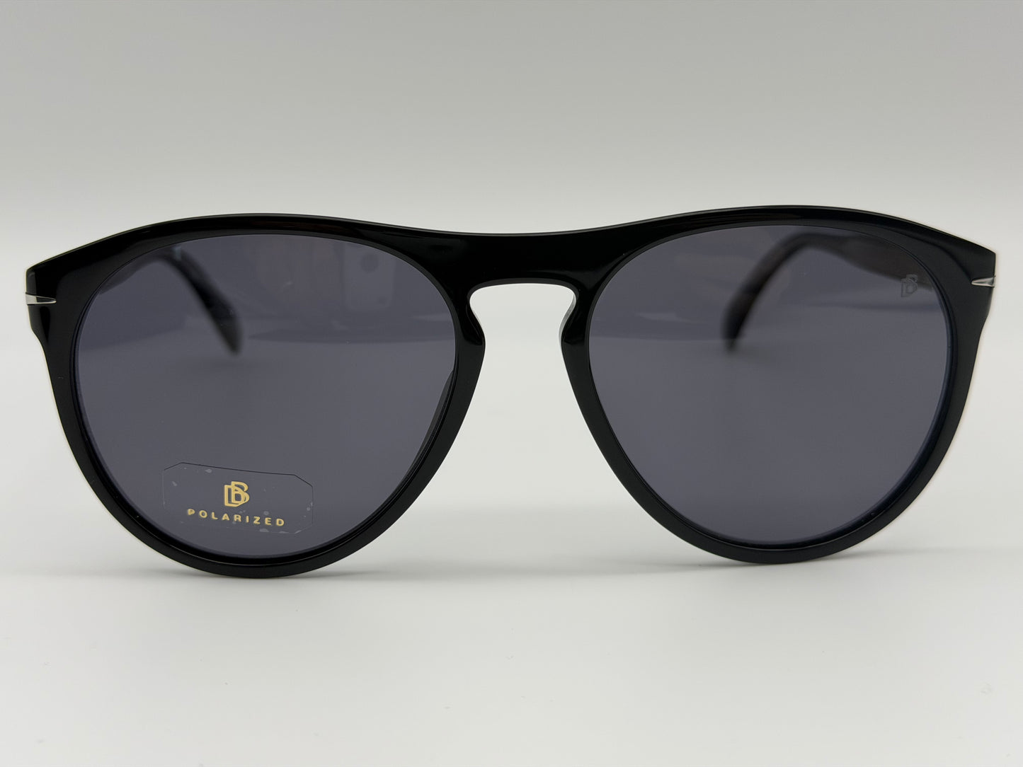 Eyewear by David Beckham DB 1008 55mm Black Polarized Pilot lens NEW