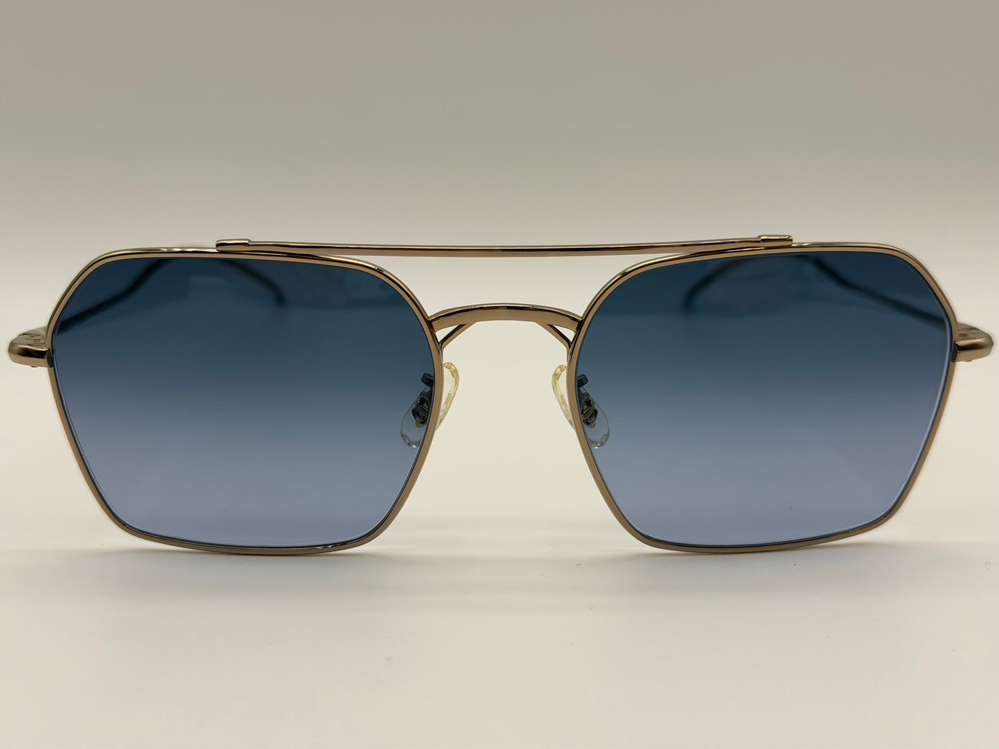 Oliver Peoples TK-15 53mm Gold Titanium / Marine Gradient Crystal Lens Japan Missing Box