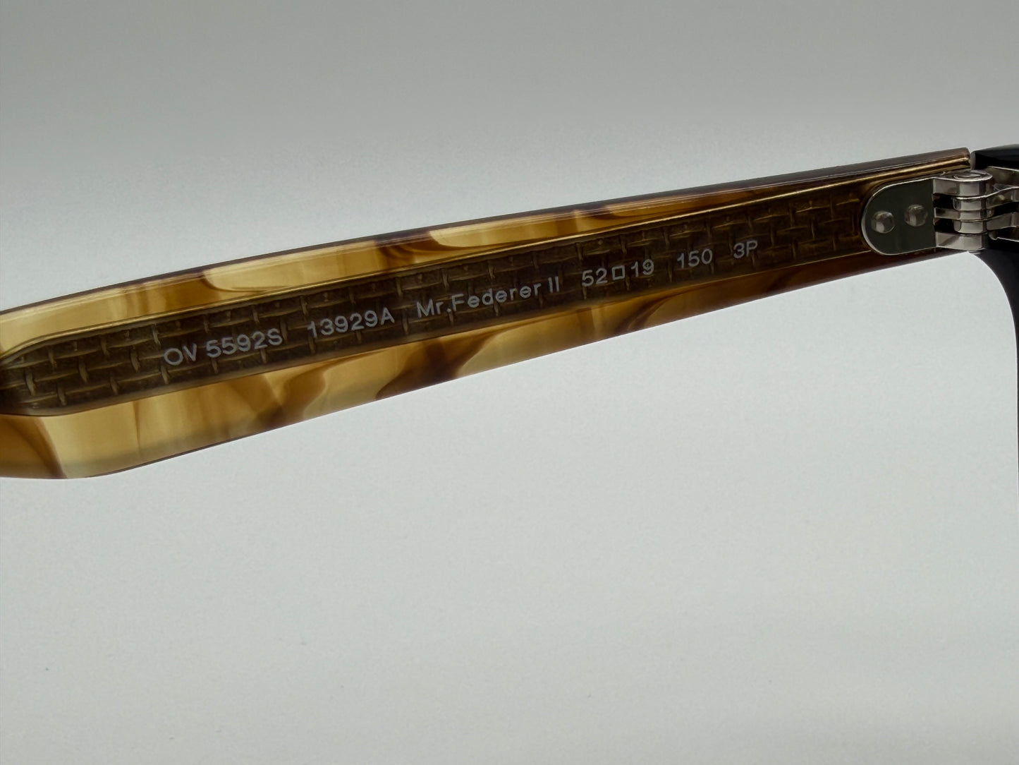 Oliver Peoples Mr. Federer II 52mm Cortado / G-15 Polarized OV 5592S 1329A Italy Open Box