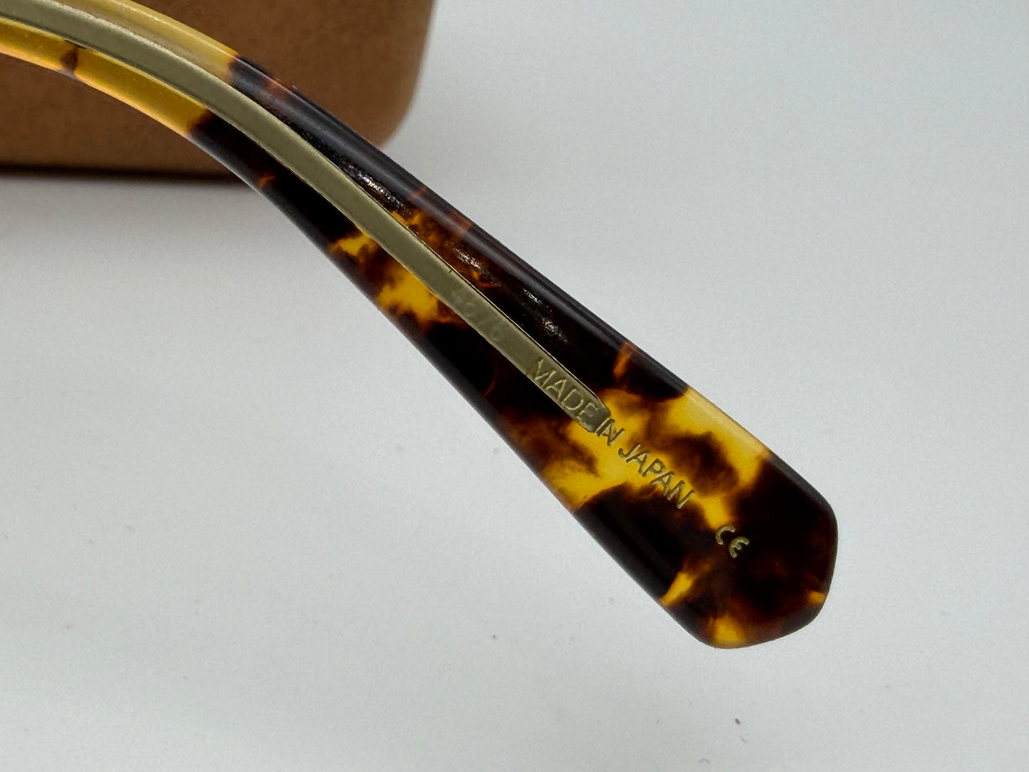 Mr. Leigh Hanalei 45mm Bohemian Tortoise / 12K White Gold Titanium Brown Gradient Japan NEW