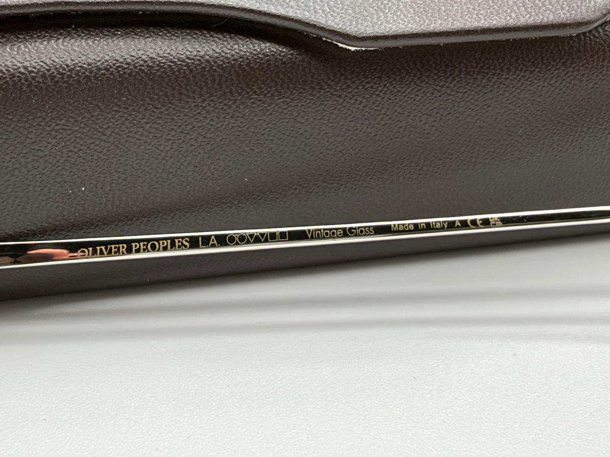 Oliver Peoples Victory II 55mm Silver Metal / Ocean Gradient Crystal Glass OV 1373 503670 Italy Missing Box