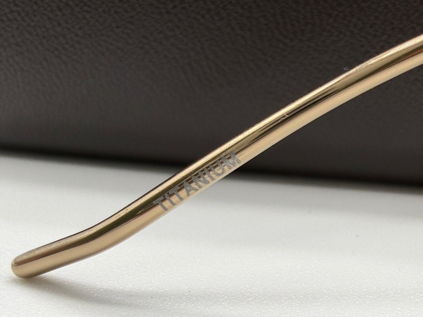 Oliver Peoples TK-15 53mm Gold Titanium / Marine Gradient Crystal Lens Japan Missing Box