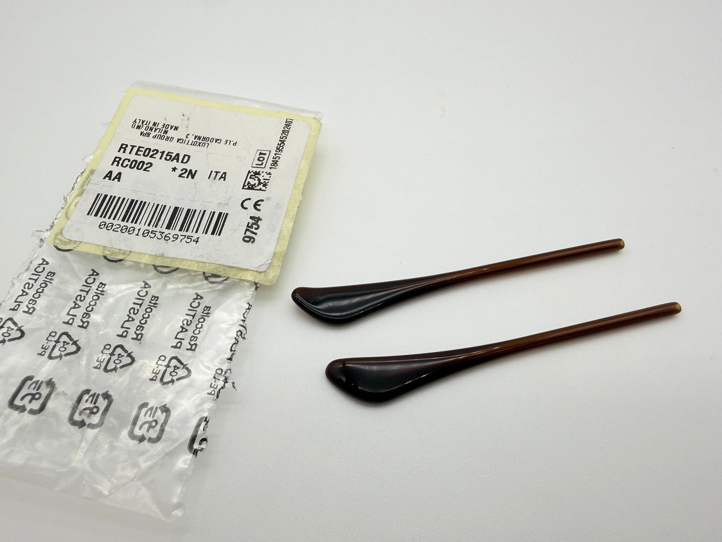 Ray-Ban Aviator Replacement Brown Gradient Temple Tips New