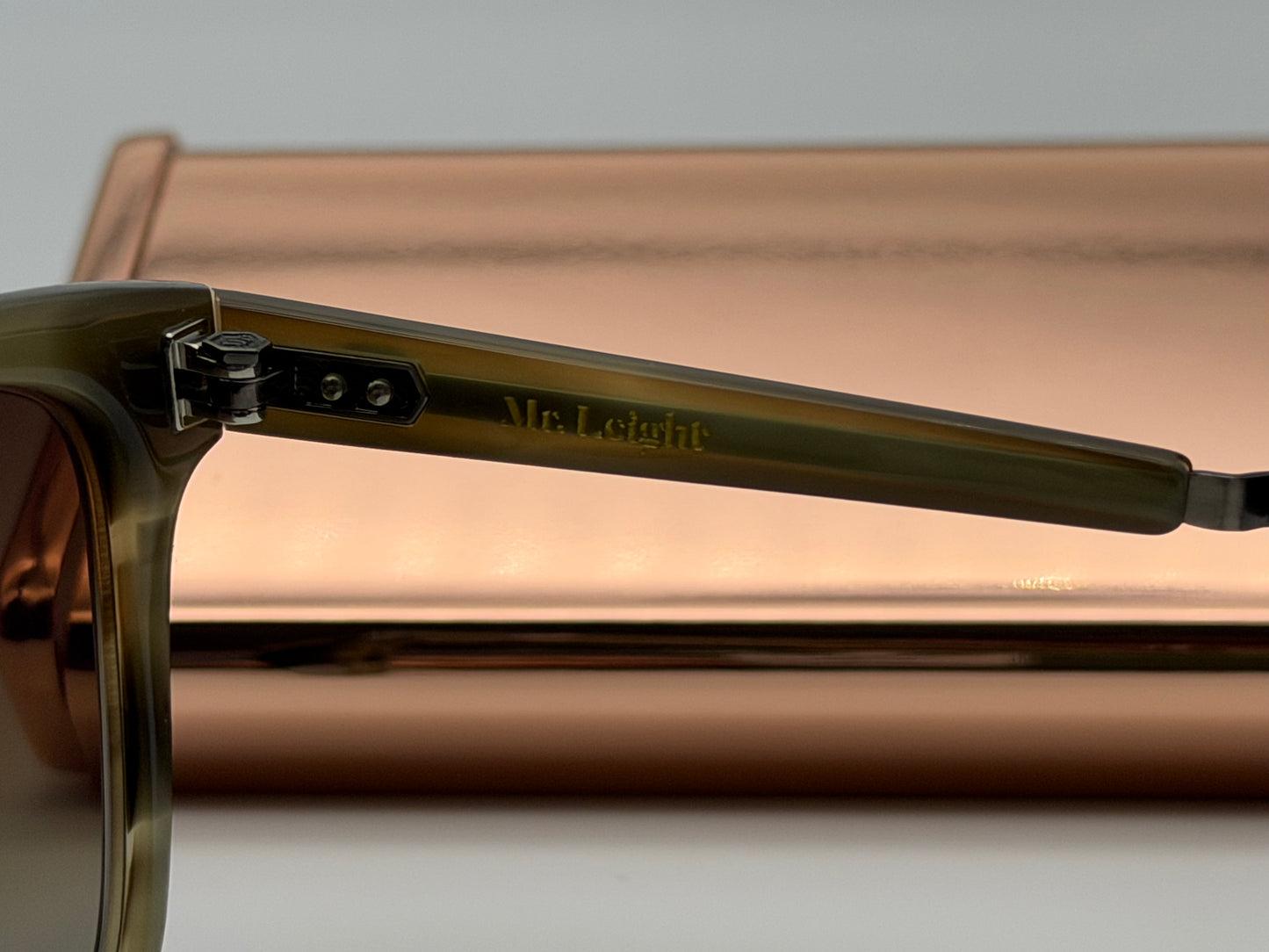 Mr. Leight LAUTNER 50mm Sycamore Brown Polarized Gradient Fuse Sunglasses Japan