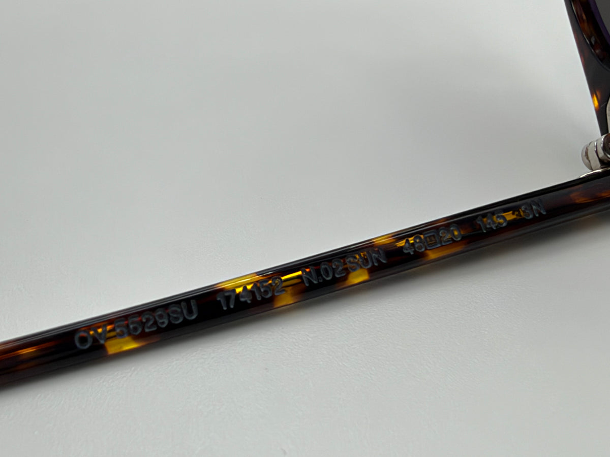 Oliver Peoples N.02 48mm Atago Tortoise / G-15 Crystal Only Collection Japan Missing Box