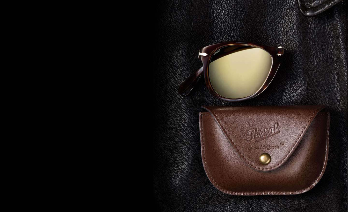 Persol 714 Steve McQueen 54mm Havana  24k Gold Plated Limited Edition PO 0714SM 24 / AM NEW