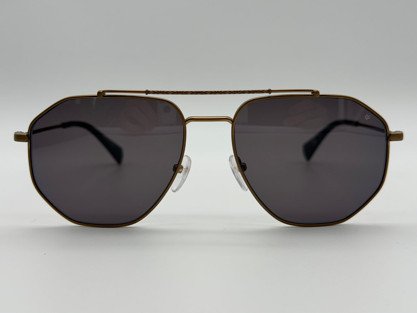 John Varvatos SJV 570 58mm Brass / Gray Lens P0AV Japan NEW