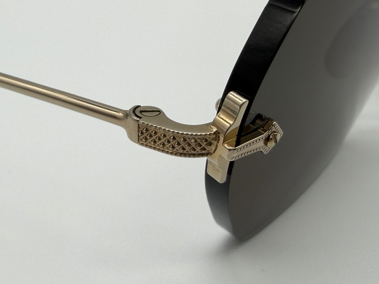 Oliver Peoples TK-13 Sun 52mm Gold Titanium / Brown OV1353 ST 603571 Japan Preowned