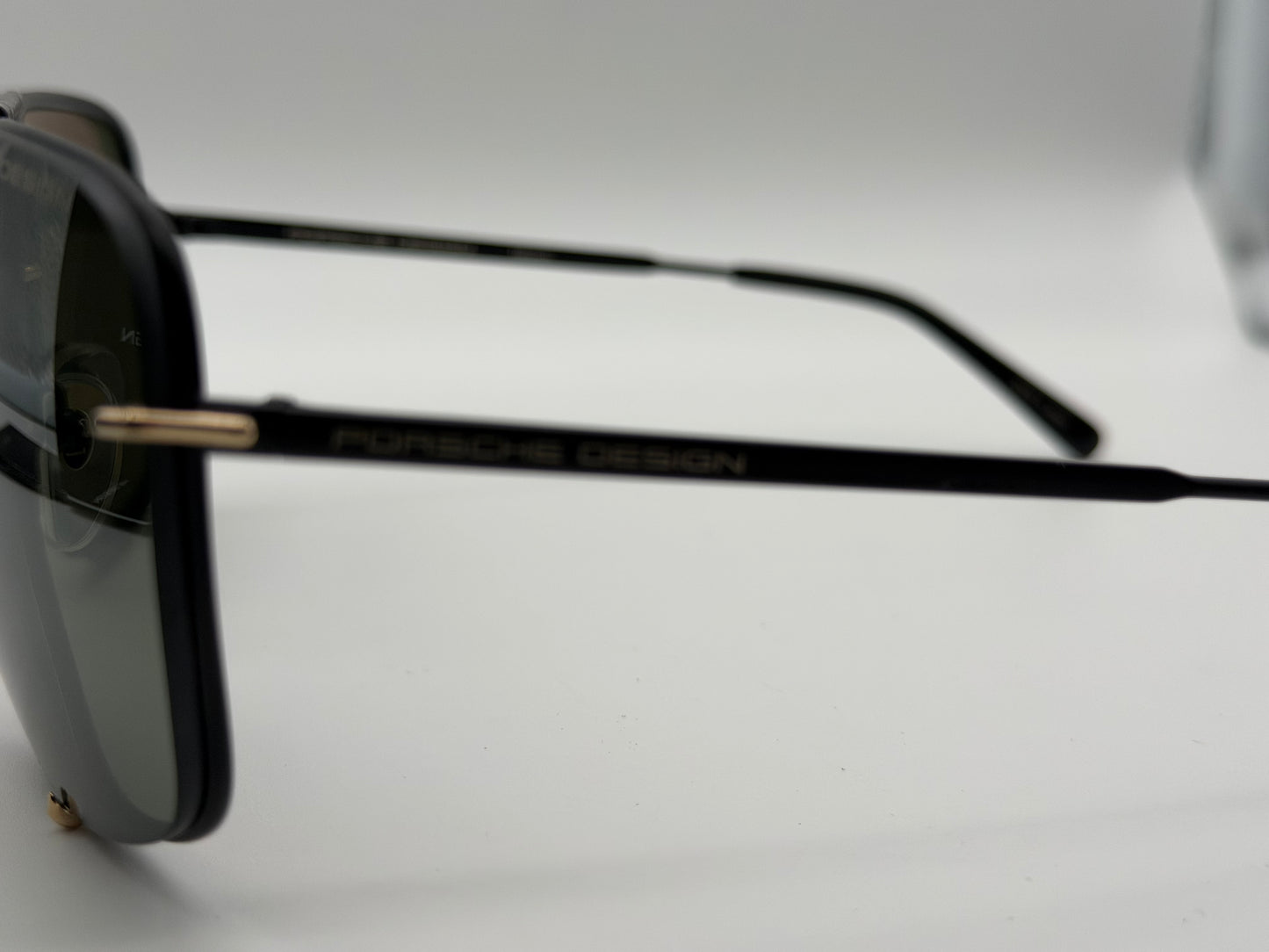 Porsche Design P 8928 Black Titanium Gold with 2 lenses Gray Gradient and Green Japan NEW