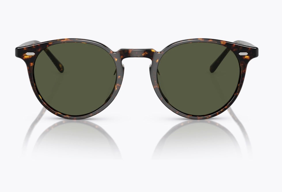 Oliver Peoples N.02 48mm Atago Tortoise / G-15 Crystal Only Collection Japan Missing Box