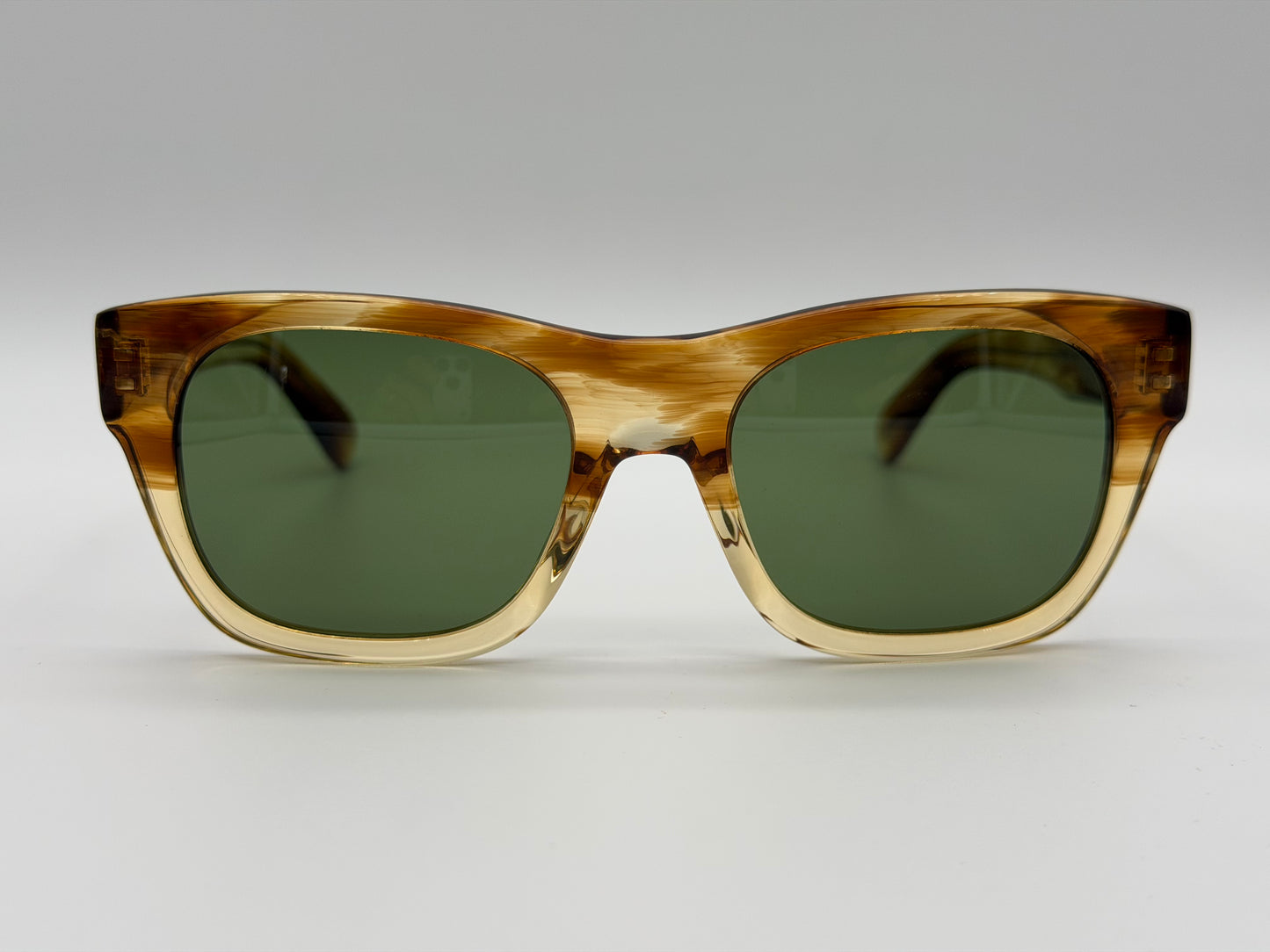 Oliver Peoples Keenan 54mm OV 5418 SU Honey VSB GREEN C Preowned