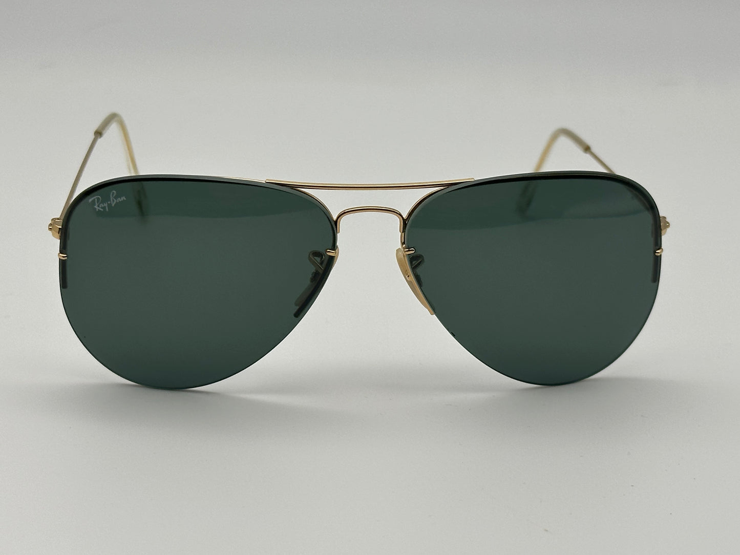 Ray Ban RB 3460 Aviator 59mm Flip Out G-15 ONLY ONE LENS Preowned