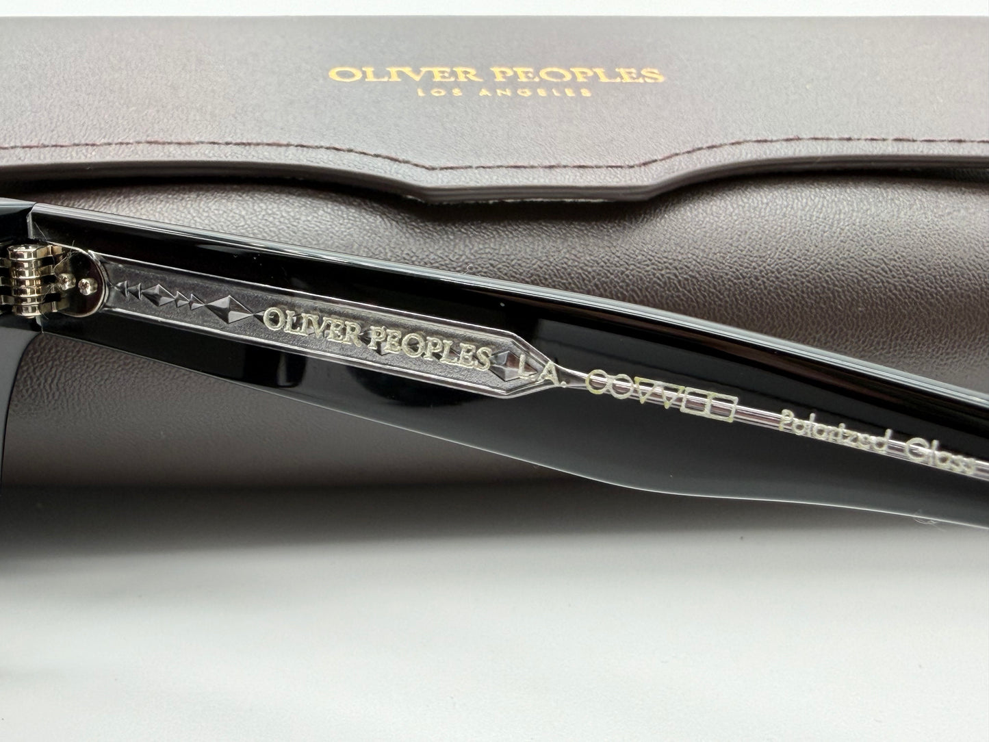 Oliver Peoples Oliver Sun 49mm OV 5393 SU Black/G-15 Polarized 1492/P1 Sunglasses Italy Preowned