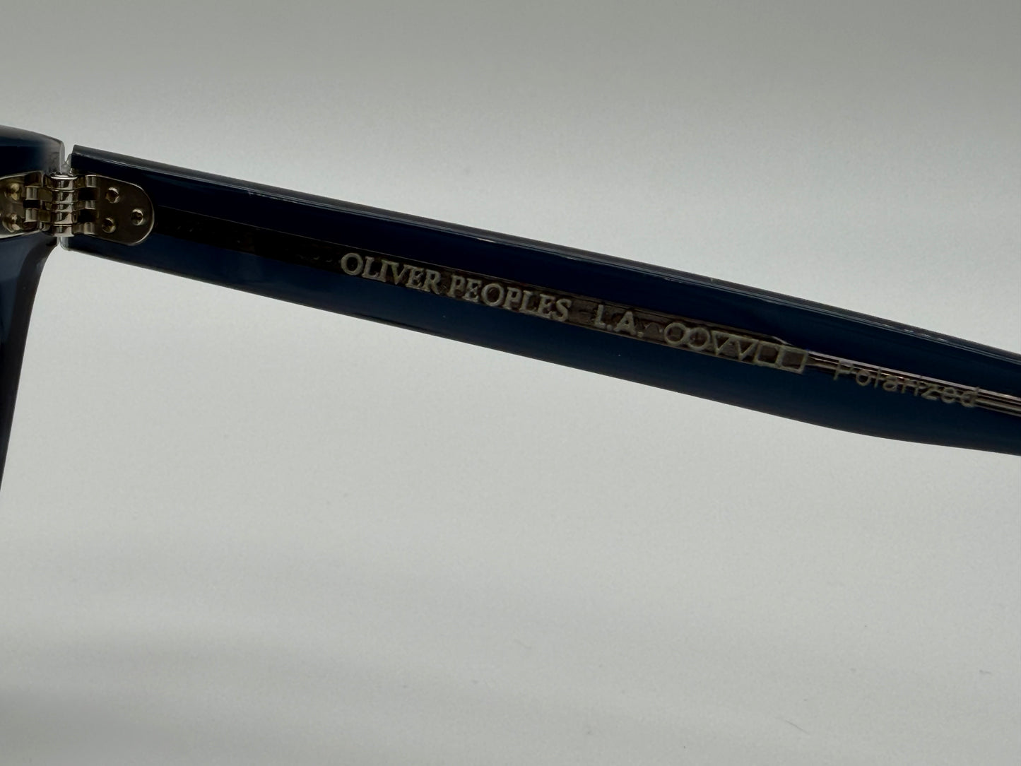 Oliver Peoples Daddy B 55mm Indigo Havana / Gray Polarized OV 5091 SM 1662/81 Missing Box Italy