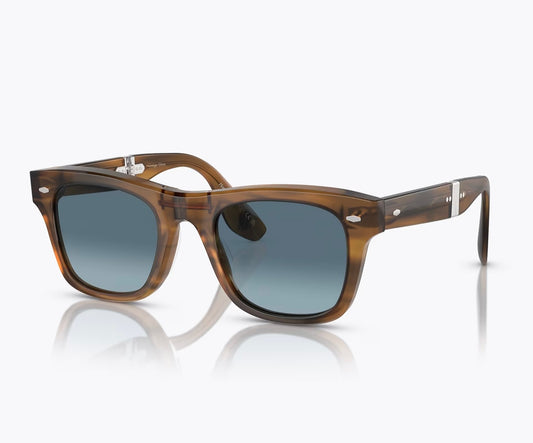 Oliver Peoples OV 5518 su Mister Brunello Folding 50mm 1011Q8 Raintree/Marine Open Box