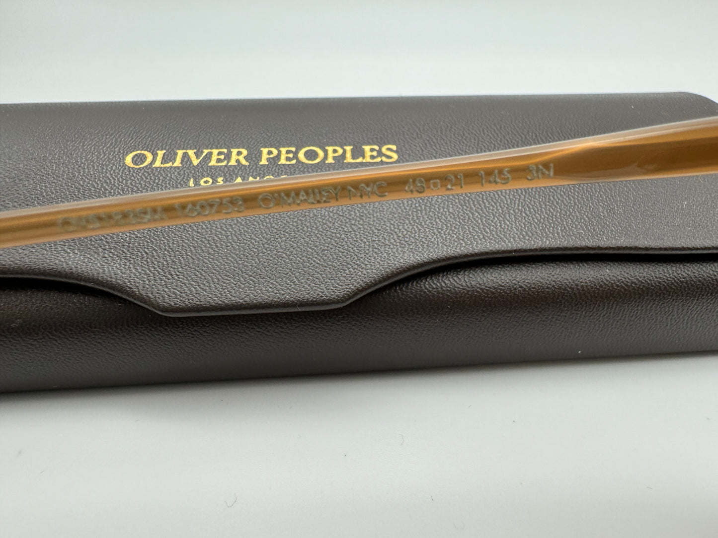 Oliver Peoples O'MALLEY 48mm OV 5183 160753 THE ROW  NYC Brown Topaz Preowned