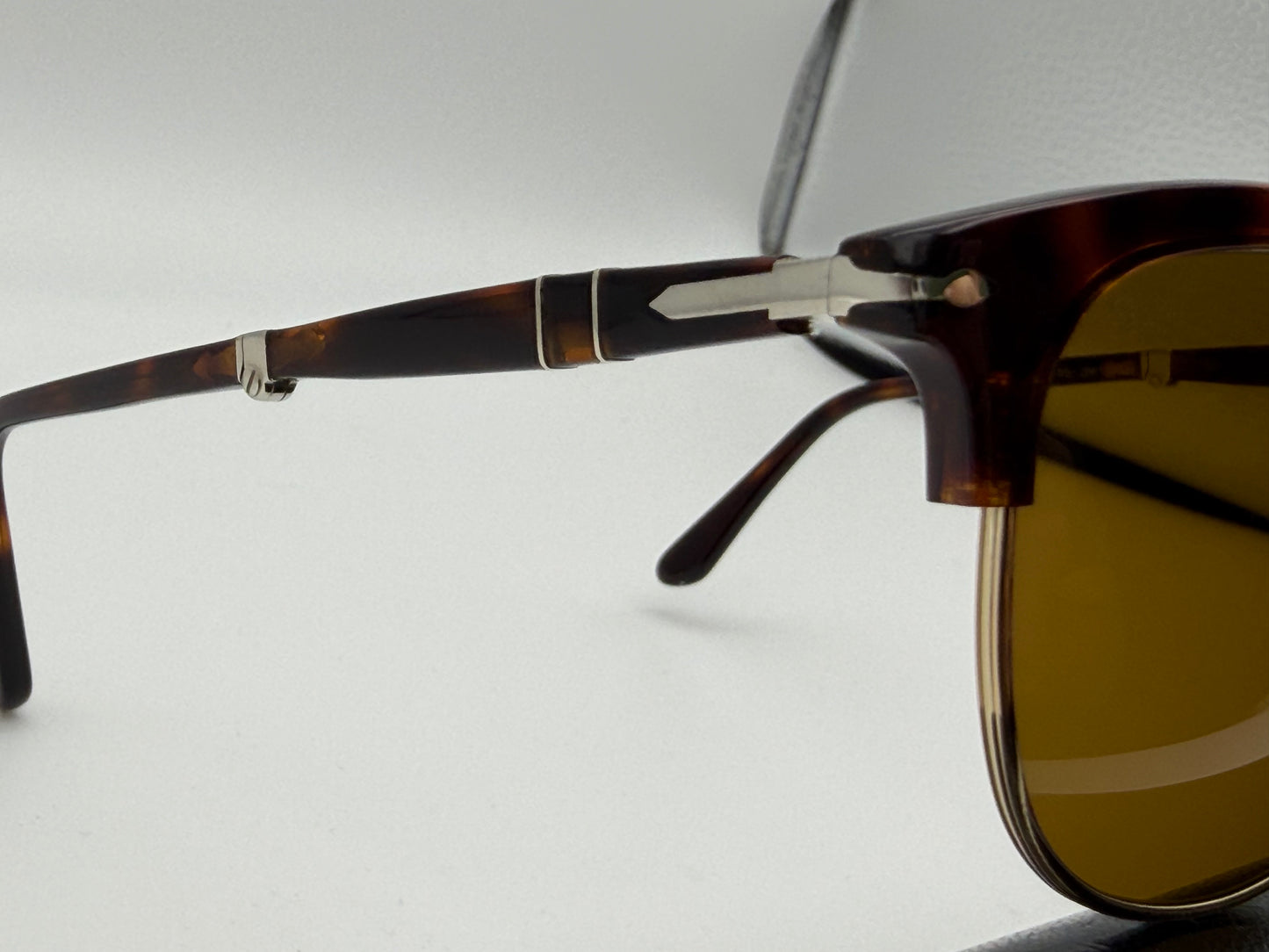 Persol PO 3132S 51mm Folding 24/33 Havana/Brown Glass Lens Italy Open Box