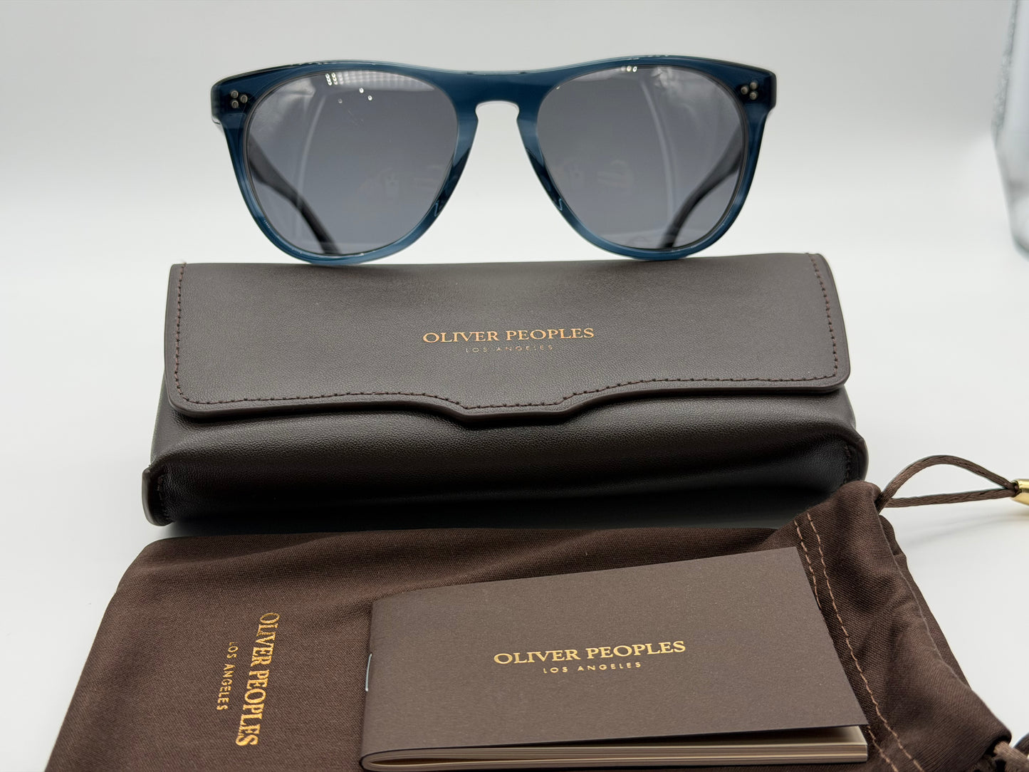 Oliver Peoples Daddy B 55mm Indigo Havana / Gray Polarized OV 5091 SM 1662/81 Missing Box Italy