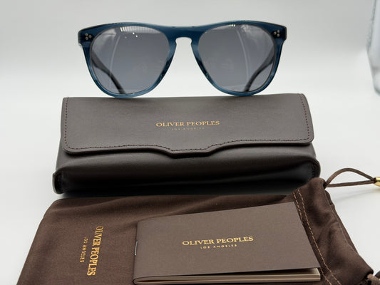 Oliver Peoples Daddy B 55mm Indigo Havana / Gray Polarized OV 5091 SM 1662/81 Missing Box Italy