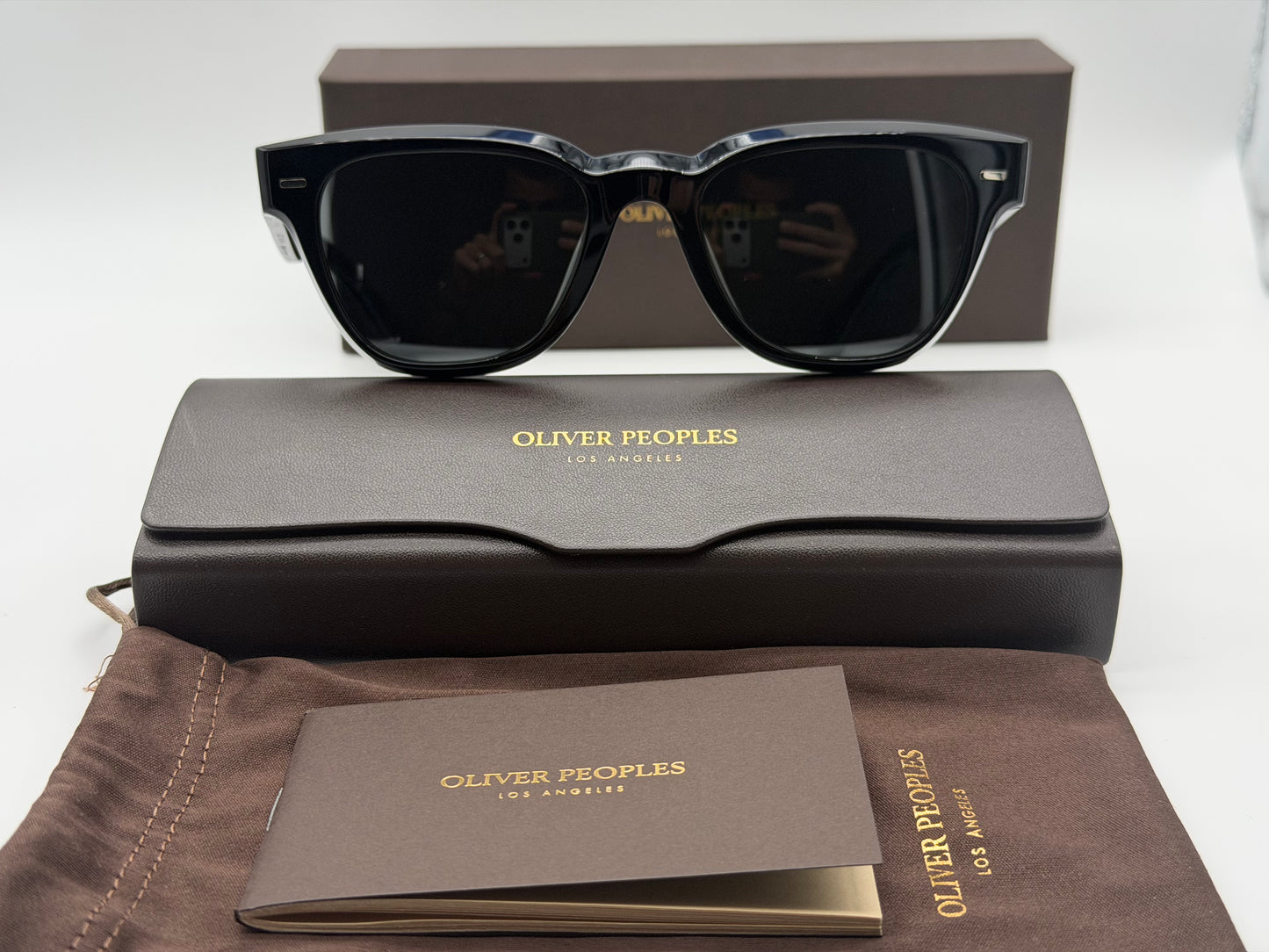 Oliver peoples Rueny 51mm OV 5601 SU 1731P2 Black / Midnight Express Polarized NEW