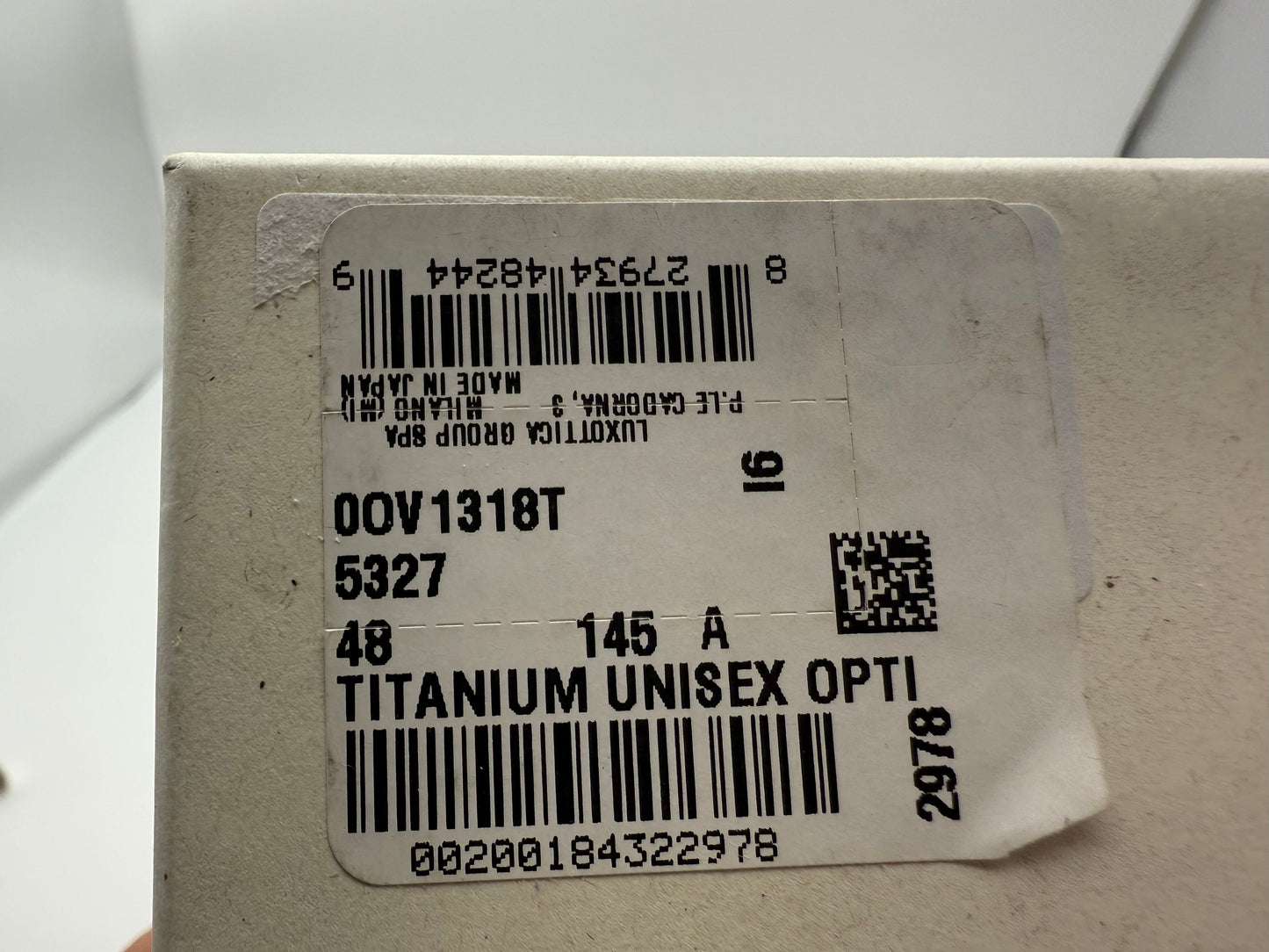 Oliver Peoples TK-8 48mm Titanium Gold / Buff - Demo Lens OV 1318 T 5327 Japan NEW