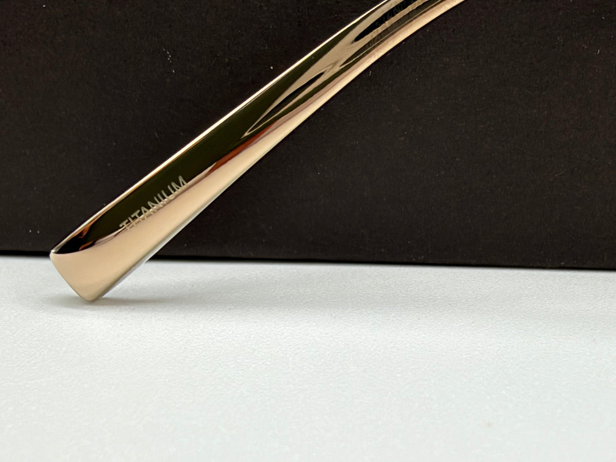 Oliver Peoples Avison 55mm Soft Gold Titanium / Tuscan Brown Gradient Mirror Crystal Lens OV 1349ST Japan NEW