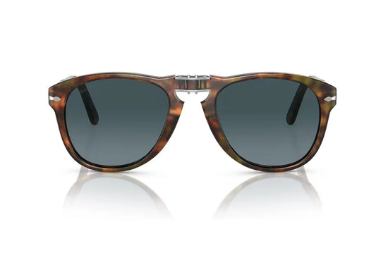 Persol 714 SM 54mm Caffe Light Blue Gradient Dark Blue Polarized 0108S3 Steve McQueen Italy NEW