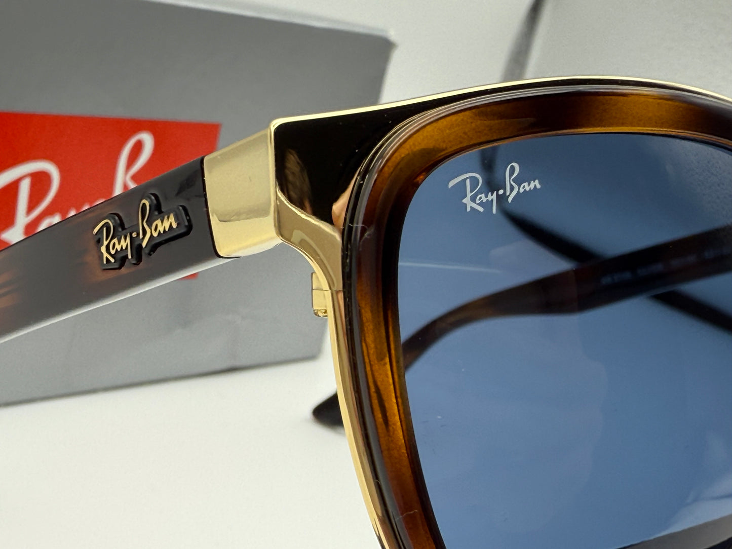 Ray-Ban Clyed RB 3709 53mm Havana Gold / Dark Blue 001 / 80 NEW