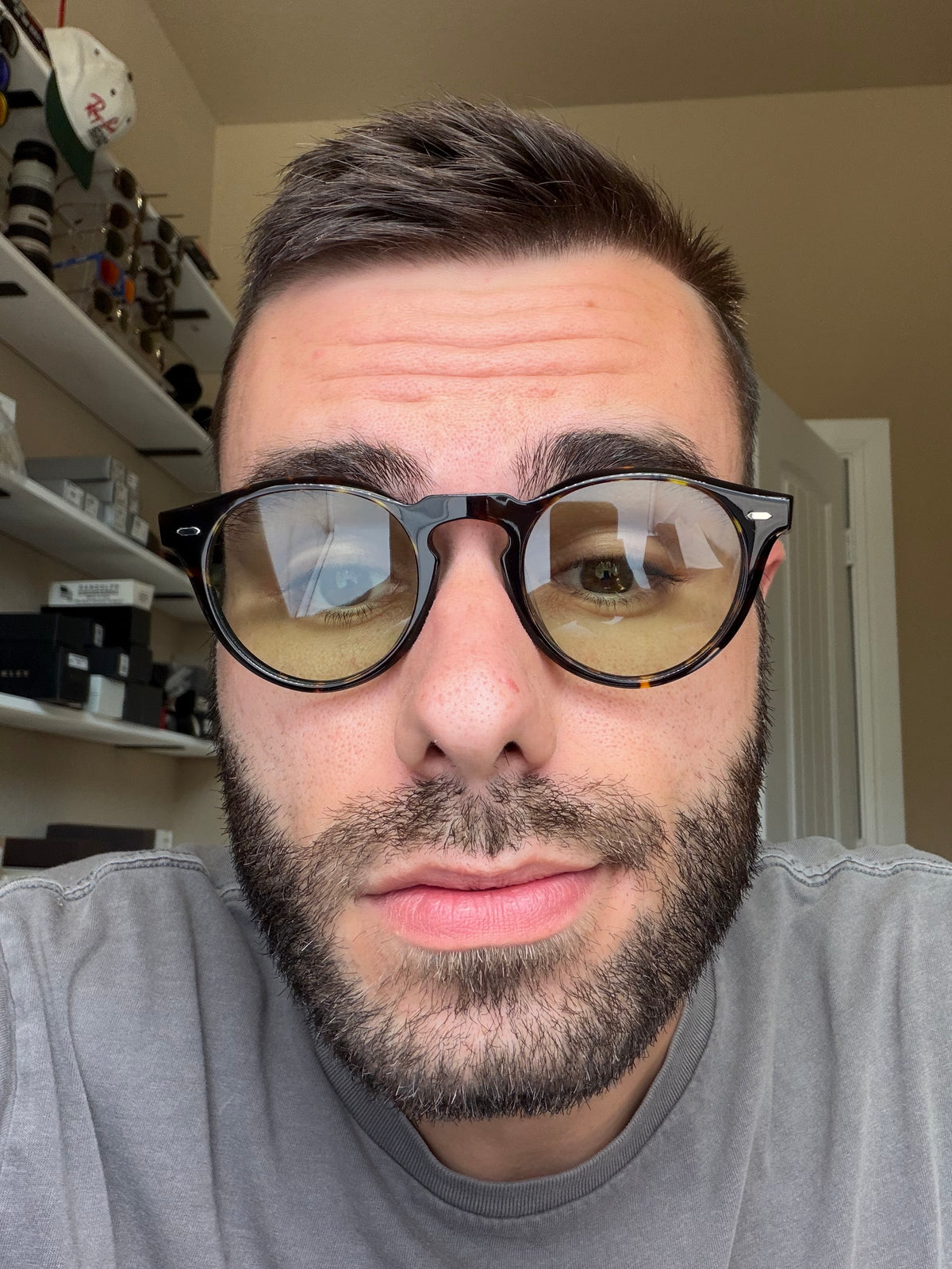 Oliver Peoples N.07 SUN Atago Tortoise / Fern Wash to Dark Crystal Photochromic OV 5587SU Japan New