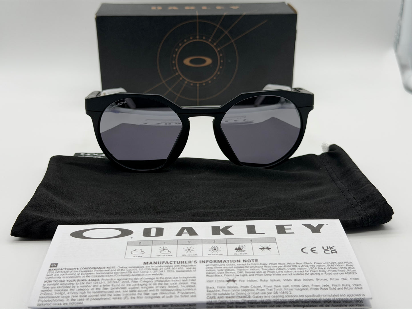 Oakley HSTN Metal 52mm Matte Black / Prizm Black 927901 OO 9279 NEW