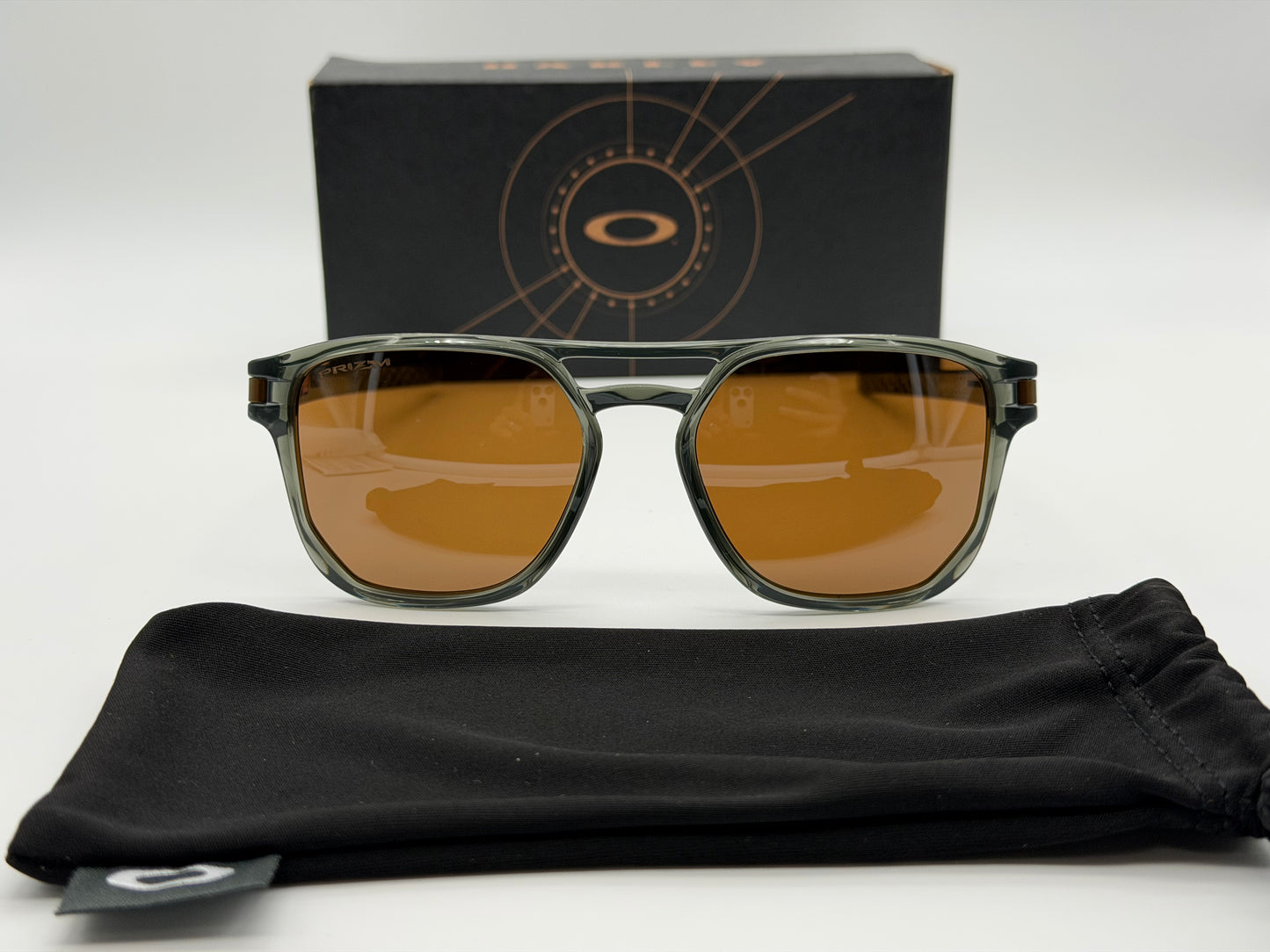 Oakley Latch Beta 54mm Prizm Tungsten Lenses / Olive Ink Frame NEW