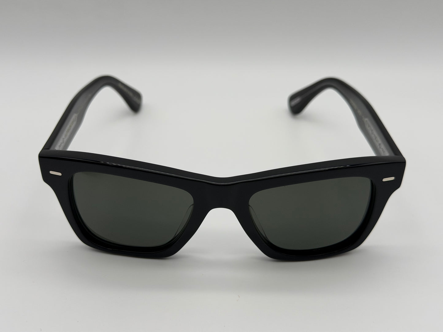 Oliver Peoples Oliver Sun 49mm OV 5393 SU Black/G-15 Polarized 1492/P1 Sunglasses Italy Preowned