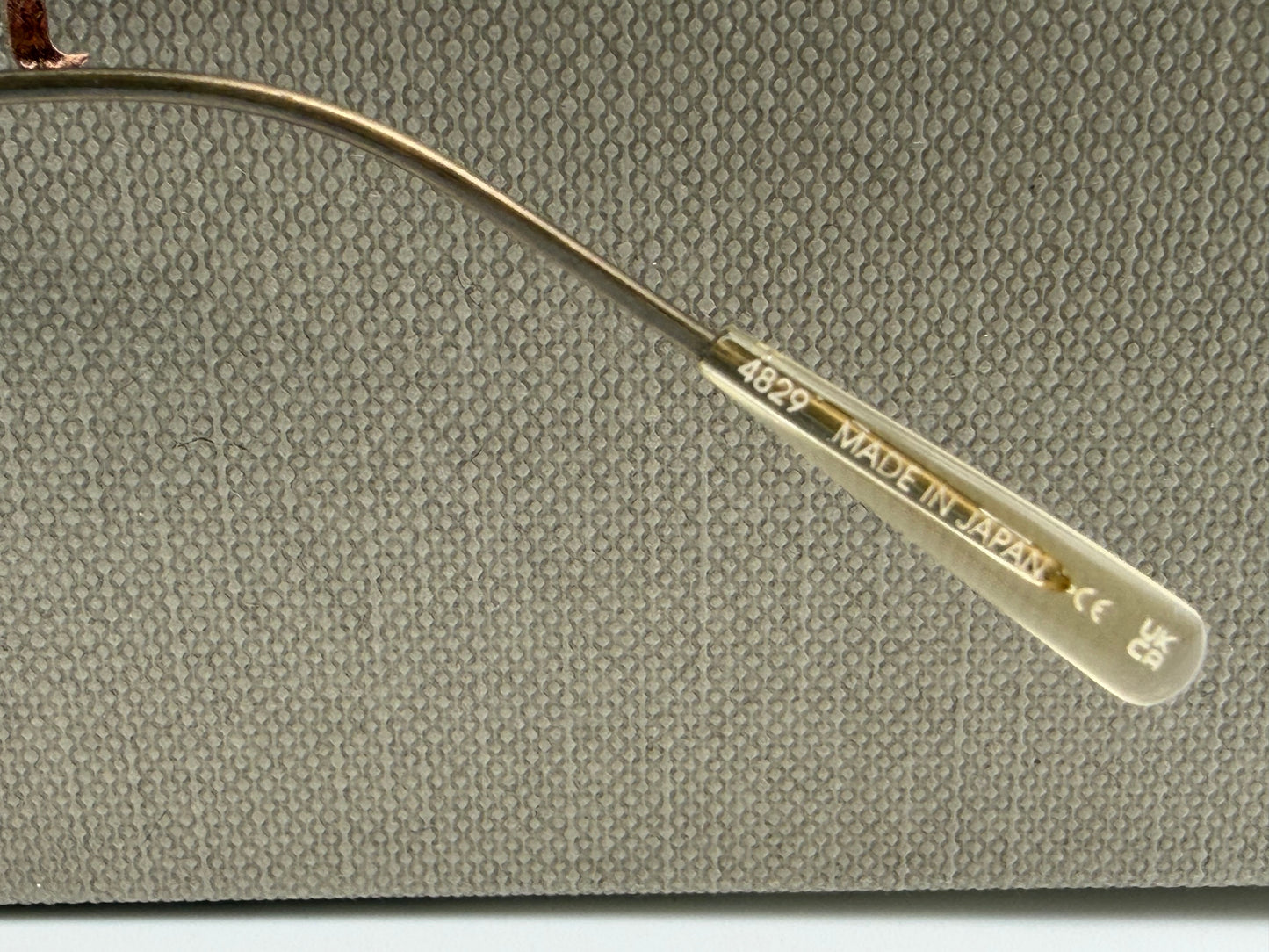 Mr. Leight Novarro S 55mm Antique Gold / G 15 Goldtone Mirror Titanium Japan