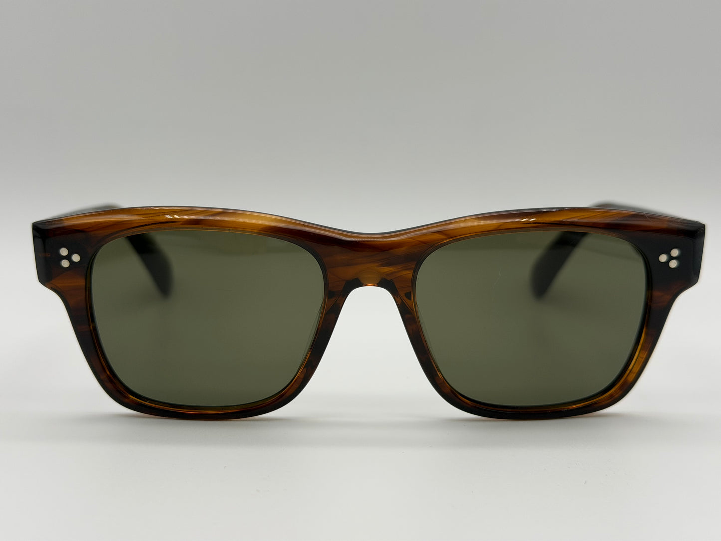 Oliver Peoples Birell Sun 52mm Tuscany Tortoise/ G-15 OV 5524 Itlay distressed