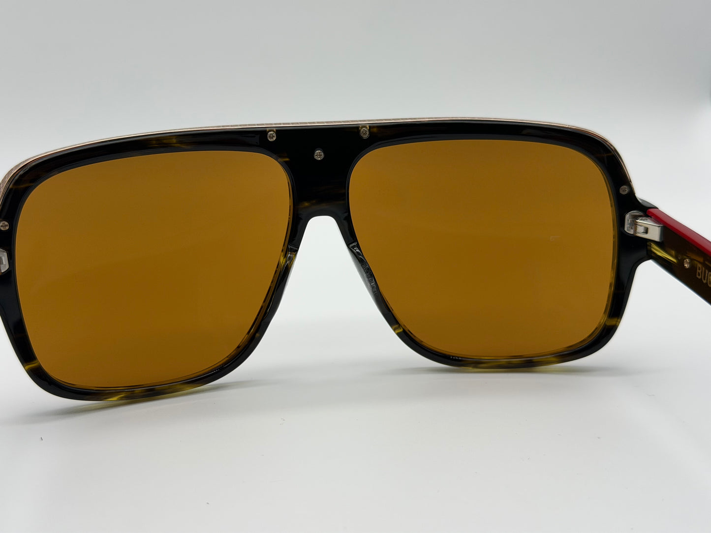 Bugatti Eyewear Model 06 60mm Dark Tortoise/ Brown Lens Japan NEW