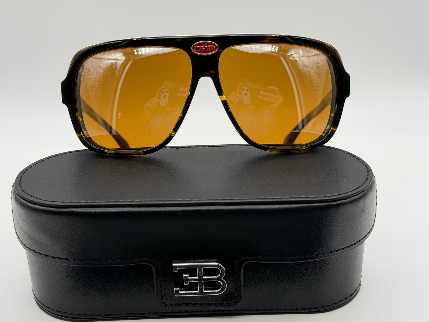 Bugatti Eyewear Model 06 60mm Dark Tortoise/ Brown Lens Japan NEW