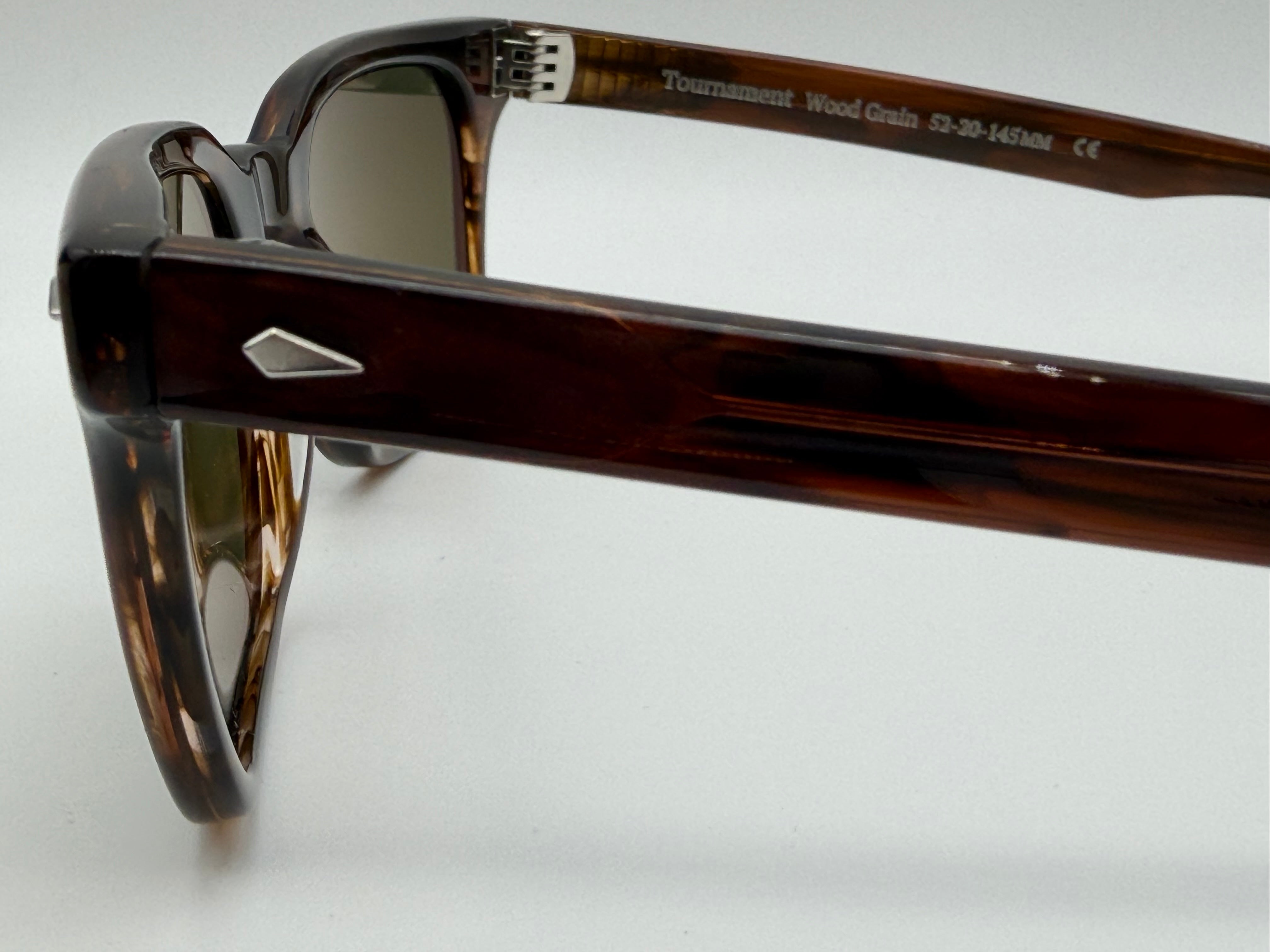 American Optical Tournament 52mm Woodgrain / Calobar Green AO
