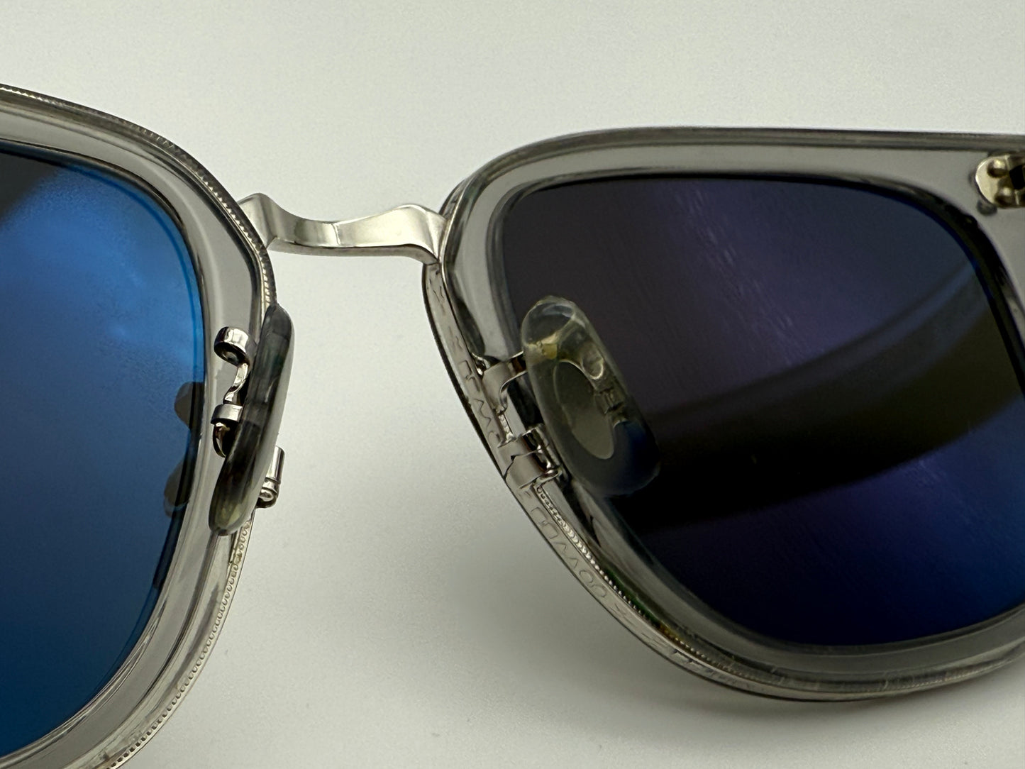 Oliver Peoples Kettner 52mm OV 5339 S Gray / Gray Goldtone Glass Lens 113239 Preowned