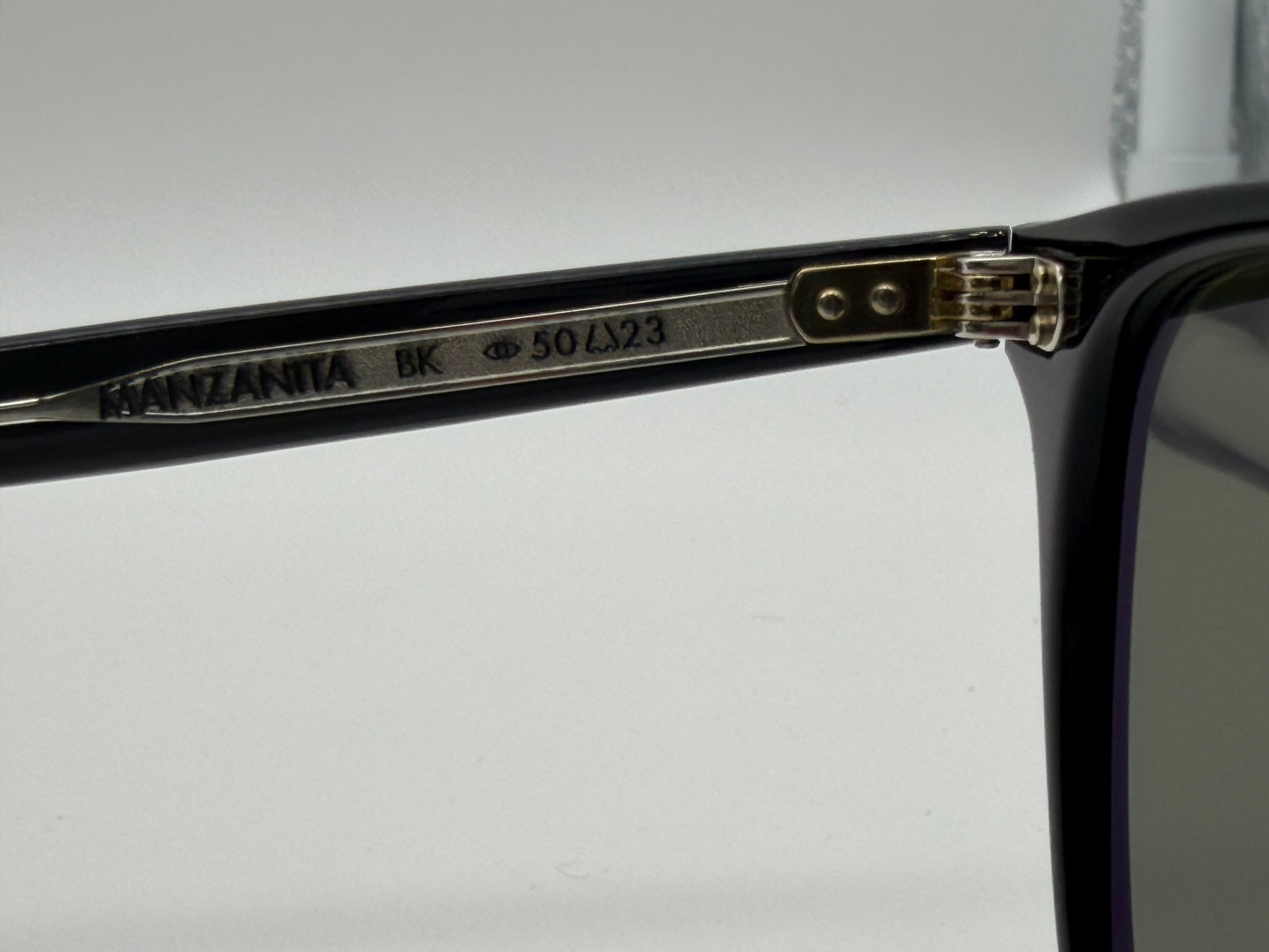 Garrett Leight Manzanita Sun 50mm P3 Black Acetate / Green BKGRN NEW